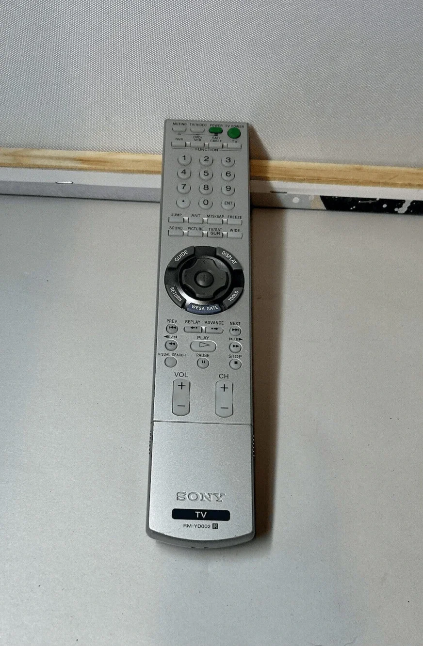 Sony Television Replacement Universal Silver Remote Control Model RM-Yd002